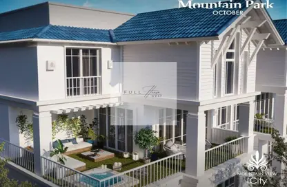 iVilla - 3 Bedrooms - 3 Bathrooms for sale in Mountain View iCity October - 6 October Compounds - 6 October City - Giza