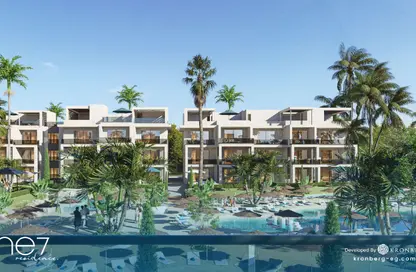 Apartment - 3 Bedrooms - 2 Bathrooms for sale in One7 Residence - Hurghada Resorts - Hurghada - Red Sea
