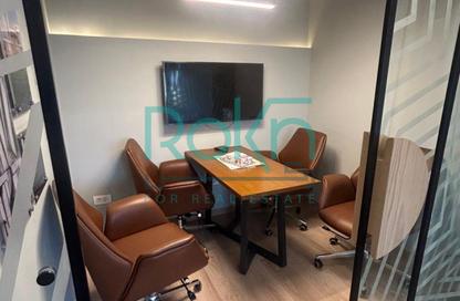 Office Space - Studio - 2 Bathrooms for rent in Arkan Plaza - 26th of July Corridor - Sheikh Zayed City - Giza