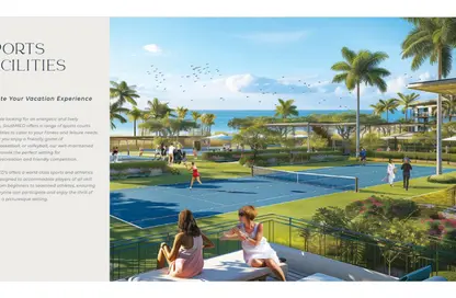 (بنتهاوس  (روف - 4 غرف نوم - 3 حمامات للبيع في ساوث ميد - قسم الضبعة - الساحل الشمالي