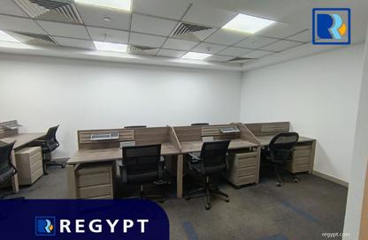 Office Space - Studio - 2 Bathrooms for rent in V90 - North Teseen St. - The 5th Settlement - New Cairo City - Cairo