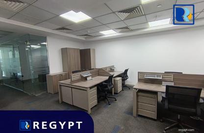 Office Space - Studio - 2 Bathrooms for rent in V90 - North Teseen St. - The 5th Settlement - New Cairo City - Cairo