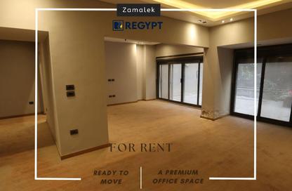 Office Space - Studio - 2 Bathrooms for rent in Mohammed Thakeb St. - Zamalek - Cairo