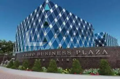 Office Space - 3 Bedrooms - 1 Bathroom for rent in Cairo Business Plaza - North Teseen St. - The 5th Settlement - New Cairo City - Cairo
