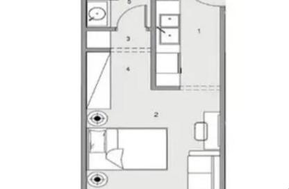 Apartment - 1 Bedroom - 1 Bathroom for sale in La Colina Compound - 5th Settlement Compounds - The 5th Settlement - New Cairo City - Cairo