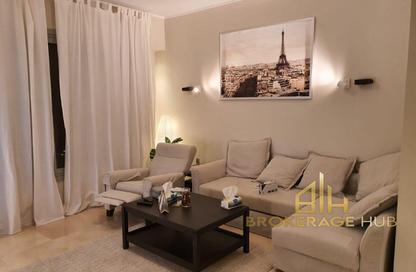 Apartment - 1 - 1 for rent in Palm Hills Village Gate - South Investors Area - New Cairo City - Cairo