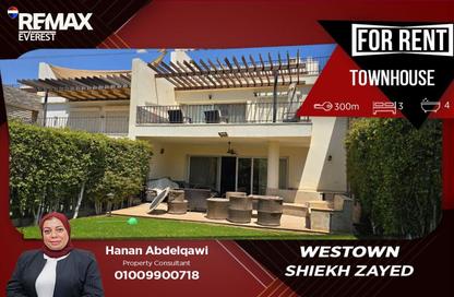 Villa - 3 Bedrooms - 4 Bathrooms for rent in Westown - Sheikh Zayed Compounds - Sheikh Zayed City - Giza