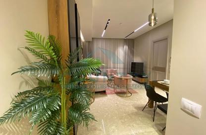 Apartment - 1 Bedroom - 2 Bathrooms for rent in Aljazi Marriott Residences - Mohamed Naguib Axis - North Investors Area - New Cairo City - Cairo