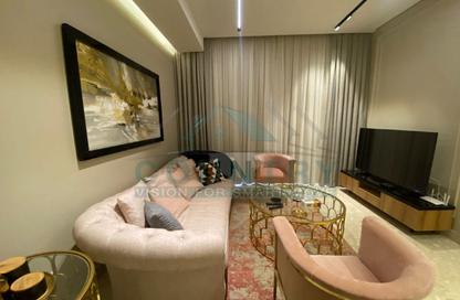 Apartment - 1 Bedroom - 2 Bathrooms for rent in Aljazi Marriott Residences - Mohamed Naguib Axis - North Investors Area - New Cairo City - Cairo