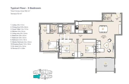 Apartment - 3 Bedrooms - 3 Bathrooms for sale in Al Burouj Compound - El Shorouk Compounds - Shorouk City - Cairo