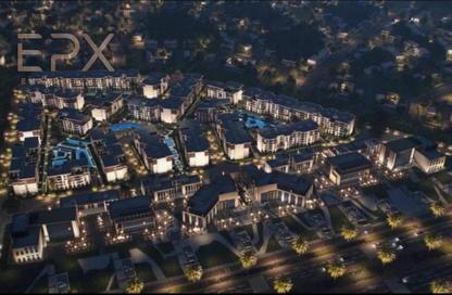 Apartment - 2 Bedrooms - 2 Bathrooms for sale in Tesla Residence - Al Wahat Road - 6 October City - Giza