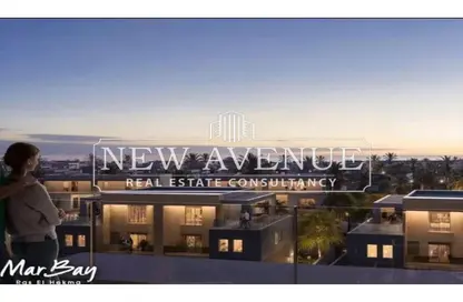 Chalet - 2 Bedrooms - 4 Bathrooms for sale in Mar Bay - Ras Al Hekma - North Coast