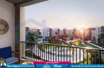 شقة - 3 غرف نوم - 3 حمامات للبيع في اليكس ويست - كمبوندات الاسكندرية - الاسكندرية