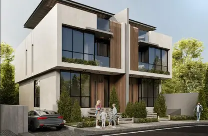 Twin House - 3 Bedrooms - 3 Bathrooms for sale in Hood 3 St. - Green Belt - 6 October City - Giza