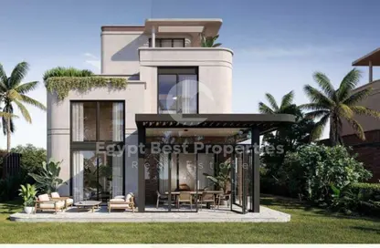 فيلا - 4 غرف نوم - 3 حمامات للبيع في كريسينت واك - كمبوندات التجمع الخامس - التجمع الخامس - مدينة القاهرة الجديدة - القاهرة