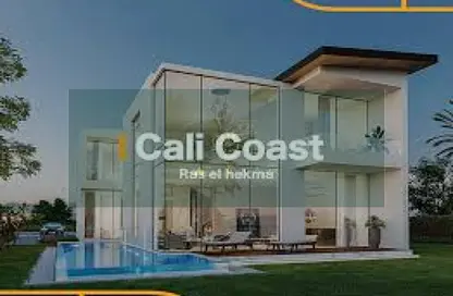 منزل مزدوج - 3 غرف نوم - 3 حمامات للبيع في كالي كوست - راس الحكمة - الساحل الشمالي