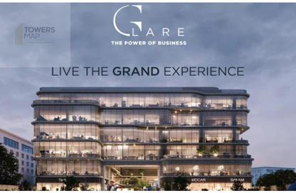 Office Space - 1 Bedroom - 1 Bathroom for sale in Glare - The 5th Settlement - New Cairo City - Cairo