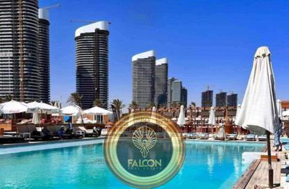 شقة - 2 غرف نوم - 2 حمامات للبيع في ذا جيت تاورز - مدينة العلمين الجديدة - العلمين - الساحل الشمالي