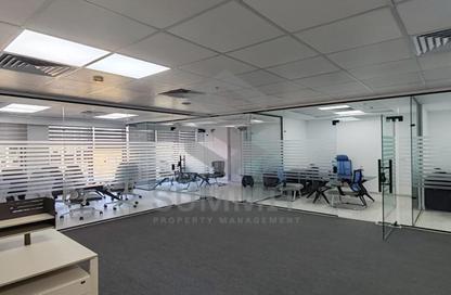 Office Space - Studio - 2 Bathrooms for rent in Cairo Festival City - North Investors Area - New Cairo City - Cairo