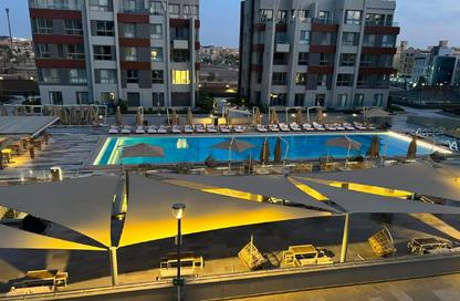 Apartment - 1 Bedroom - 2 Bathrooms for rent in Aljazi Marriott Residences - Mohamed Naguib Axis - North Investors Area - New Cairo City - Cairo