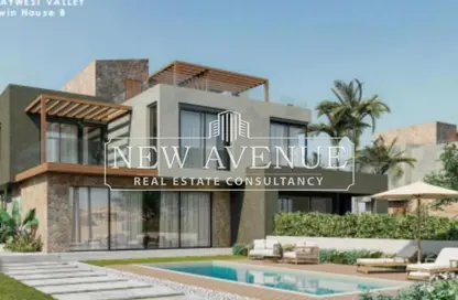 تاون هاوس - 2 غرف نوم - 2 حمامات للبيع في باى ويست - سوما باى - سفاجا - الغردقة - محافظة البحر الاحمر