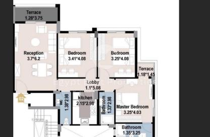 Apartment - 3 Bedrooms - 3 Bathrooms for sale in Palm Hills New Cairo - 5th Settlement Compounds - The 5th Settlement - New Cairo City - Cairo