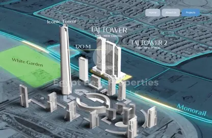 Retail - Studio - 2 Bathrooms for sale in Taj Tower - Central Business District - New Capital City - Cairo