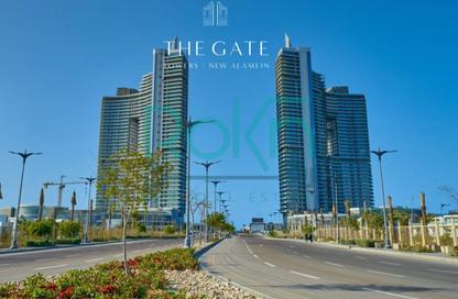 Apartment - 2 Bedrooms - 2 Bathrooms for sale in The Gate Towers - New Alamein City - Al Alamein - North Coast Apartment - 2 Bedrooms - 2 Bathrooms for sale in The Gate Towers - New Alamein City - Al Alamein - North Coast