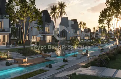 تاون هاوس - 3 غرف نوم - 3 حمامات للبيع في ريفرز - مدينة زايد الجديدة - الشيخ زايد - الجيزة