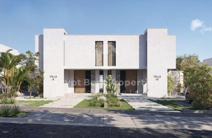Twin House - 4 Bedrooms - 4 Bathrooms for sale in Direction White - Ras Al Hekma - North Coast