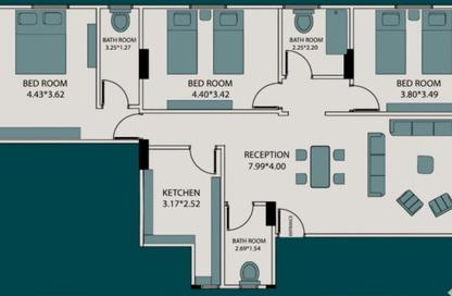 Apartment - 3 Bedrooms - 3 Bathrooms for sale in Bait Alwatan - The 5th Settlement - New Cairo City - Cairo