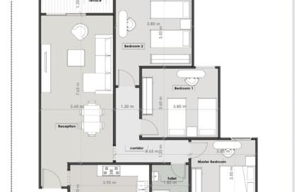 Apartment - 3 Bedrooms - 2 Bathrooms for sale in Hadayek October - 6 October City - Giza Apartment - 3 Bedrooms - 2 Bathrooms for sale in Hadayek October - 6 October City - Giza