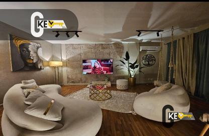 Apartment - Studio - 1 Bathroom for rent in Talaat Mostafa St. - Rehab City Second Phase - Al Rehab - New Cairo City - Cairo
