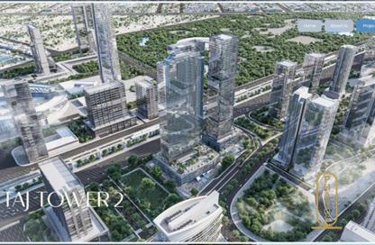 Office Space - 1 Bedroom - 1 Bathroom for sale in Taj Tower - Central Business District - New Capital City - Cairo
