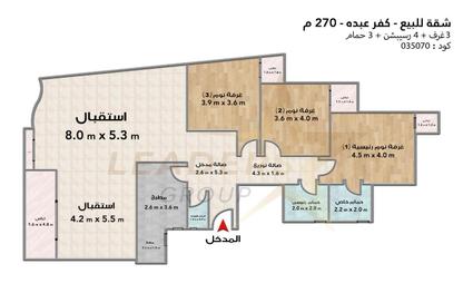 Apartment - 3 Bedrooms - 3 Bathrooms for sale in Kafr Abdo - Roushdy - Hay Sharq - Alexandria