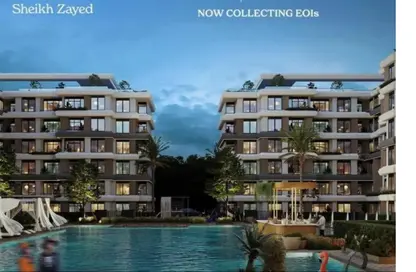 شقة - 3 غرف نوم - 2 حمامات للبيع في كوي - كمبوندات الشيخ زايد - الشيخ زايد - الجيزة