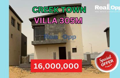 Villa - 5 Bedrooms - 5 Bathrooms for sale in Creek Town - The 1st Settlement - New Cairo City - Cairo