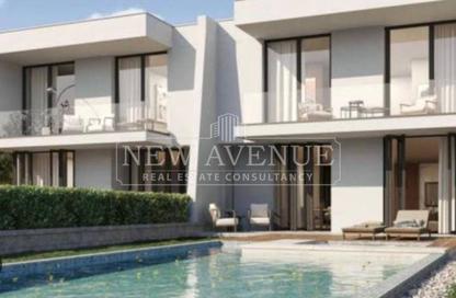 Twin House - 4 Bedrooms - 5 Bathrooms for sale in Direction White - Ras Al Hekma - North Coast
