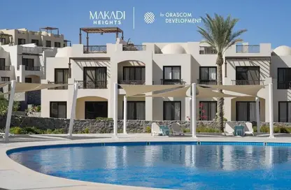 Chalet - 2 Bedrooms - 2 Bathrooms for sale in Makadi Heights - Makadi Orascom Resort - Makadi - Hurghada - Red Sea