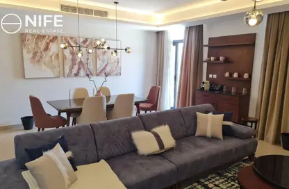 شقة - 2 غرف نوم - 4 حمامات للايجار في كايرو فيستيفال سيتى - المستثمرين الشمالية - مدينة القاهرة الجديدة - القاهرة