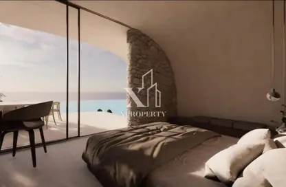 (بنتهاوس  (روف - 3 غرف نوم - 3 حمامات للبيع في ازها الساحل الشمالي - راس الحكمة - الساحل الشمالي