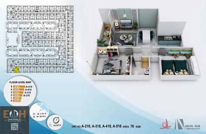 Apartment - 2 Bedrooms - 1 Bathroom for sale in El Hadaba District - Hurghada - Red Sea