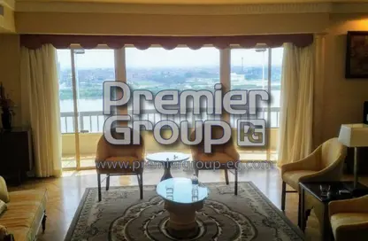 دوبلكس - 3 غرف نوم - 2 حمامات للايجار في شارع كورنيش النيل - المعادي - حي المعادي - القاهرة