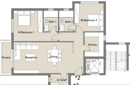 Apartment - 2 Bedrooms - 3 Bathrooms for sale in Badya Palm Hills - 6 October Compounds - 6 October City - Giza