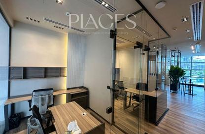 Office Space - Studio - 3 for rent in Bank Center Street - South Teseen St. - The 5th Settlement - New Cairo City - Cairo