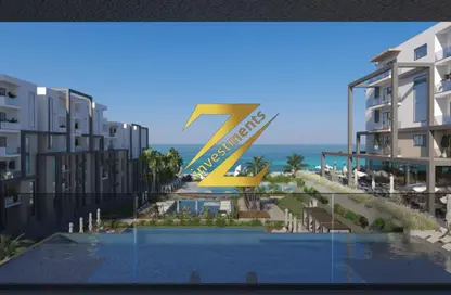 شقة - 2 غرف نوم - 2 حمامات للبيع في مارينا هيلز - العين السخنة - السويس