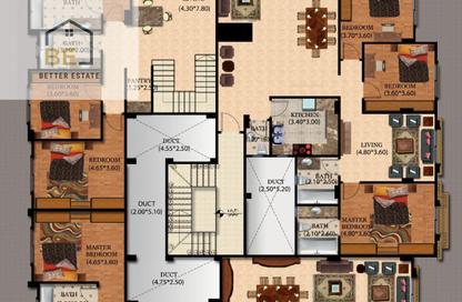 Duplex - 4 Bedrooms - 3 Bathrooms for sale in El Banafseg 12 - El Banafseg - New Cairo City - Cairo Duplex - 4 Bedrooms - 3 Bathrooms for sale in El Banafseg 12 - El Banafseg - New Cairo City - Cairo