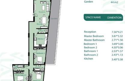 Apartment - 3 Bedrooms - 2 Bathrooms for sale in Al Andalus Buildings - Al Andalus District - New Cairo City - Cairo