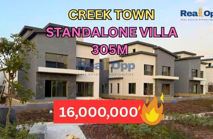 Villa - 5 Bedrooms - 5 Bathrooms for sale in Creek Town - The 1st Settlement - New Cairo City - Cairo Villa - 5 Bedrooms - 5 Bathrooms for sale in Creek Town - The 1st Settlement - New Cairo City - Cairo