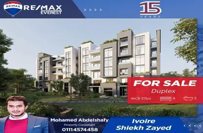 Duplex - 4 Bedrooms - 5 Bathrooms for sale in Ivoire - Sheikh Zayed City - Giza